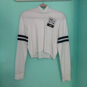Hollister cropped long sleeve shirt